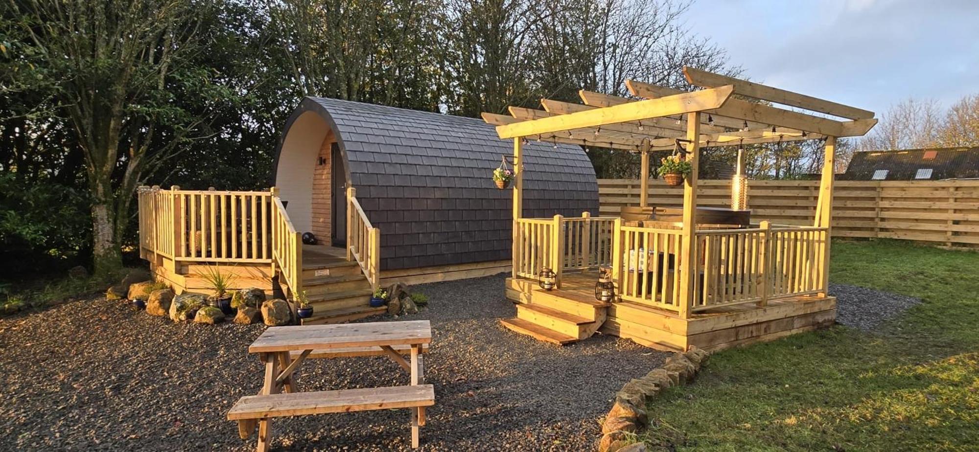 Hotel Campsie Luxury Pods With Hot Tub Glasgow Exteriér fotografie
